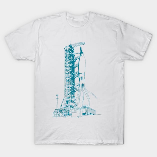 Squid Launch T-Shirt by TylerHasbrouck